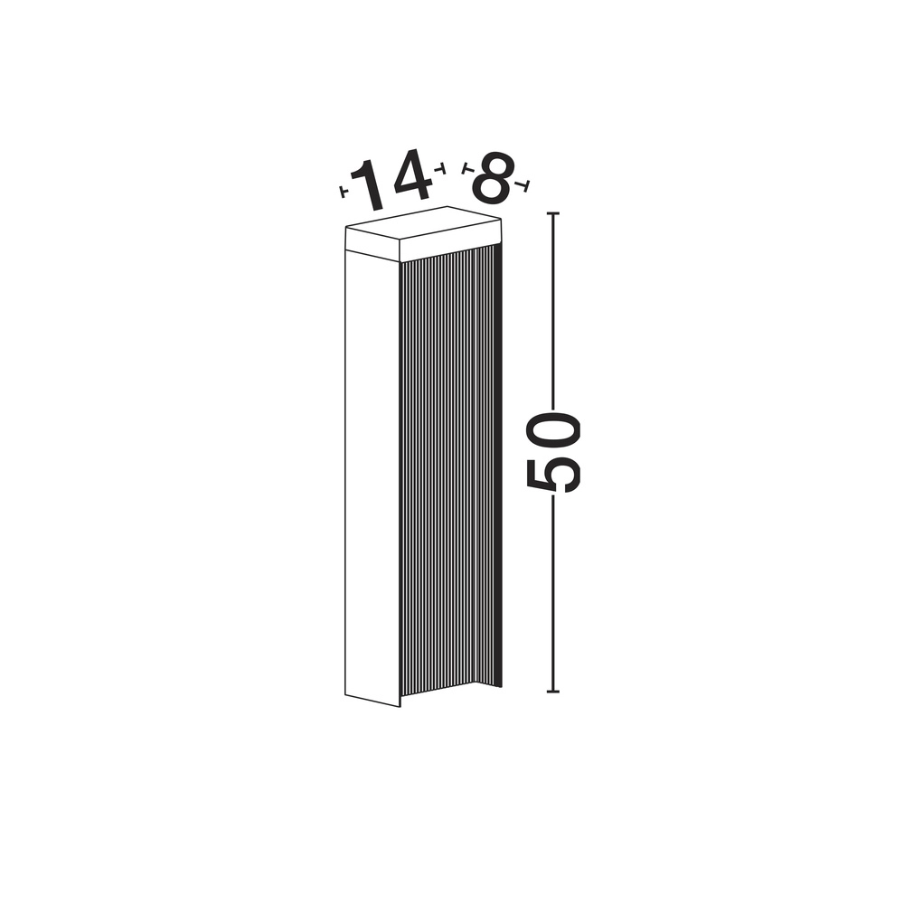 Design padverlichting Alley 50cm Lyora 5212017478757