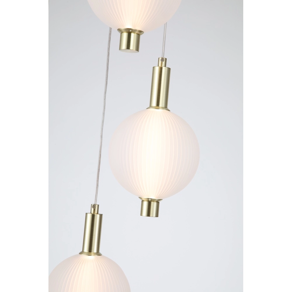 Design hanglamp Luminique 5-lichts Searchlight 5053423297040
