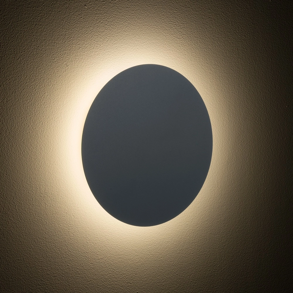 Design wandlamp Ring umbra blauw Ø 25cm Lyora 5903139126656