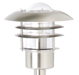 RVS staande lamp Terrence Brilliant 4004353078477