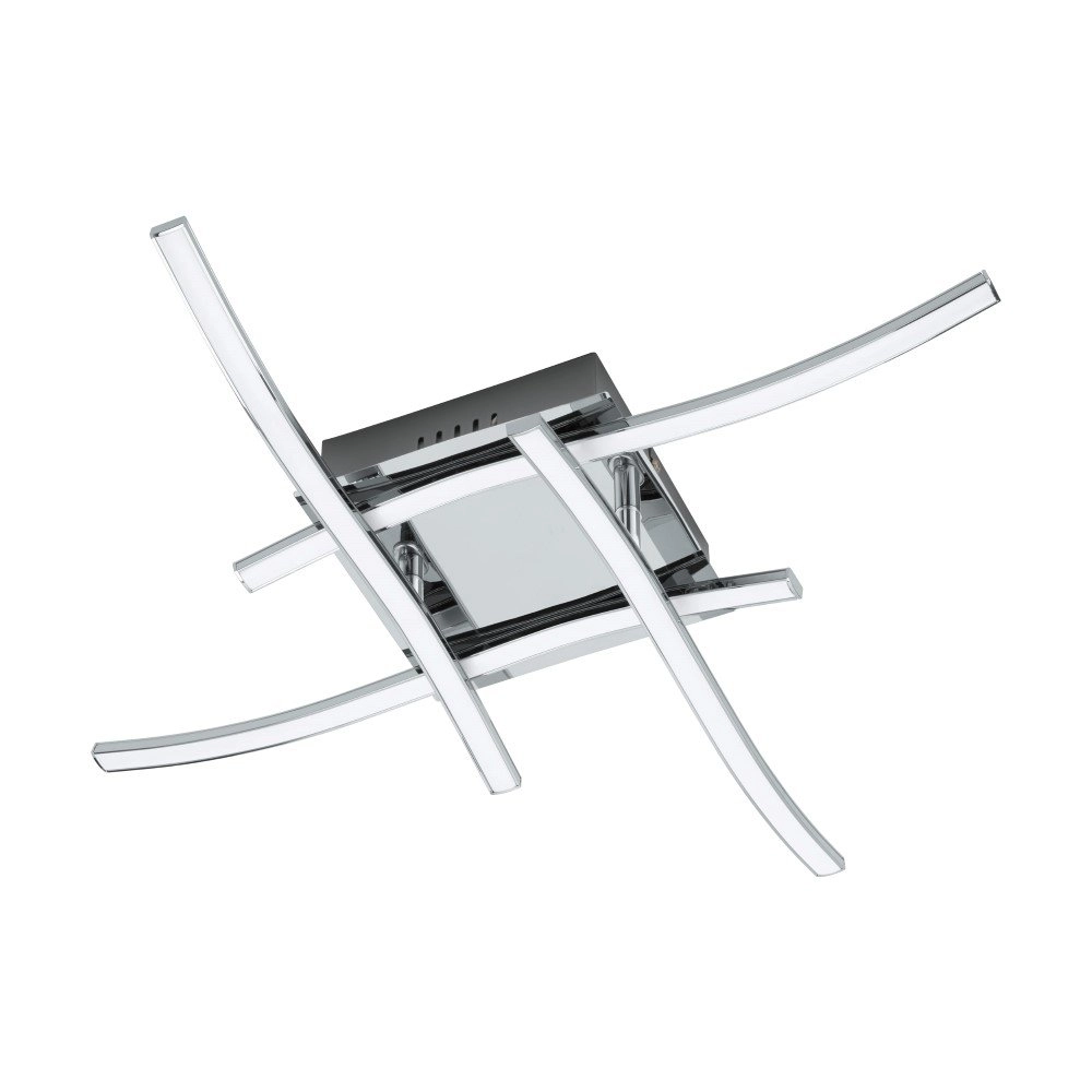 Design plafondlamp Valmora 4-lichts grijs Design plafondlamp Valmora 4-lichts grijs