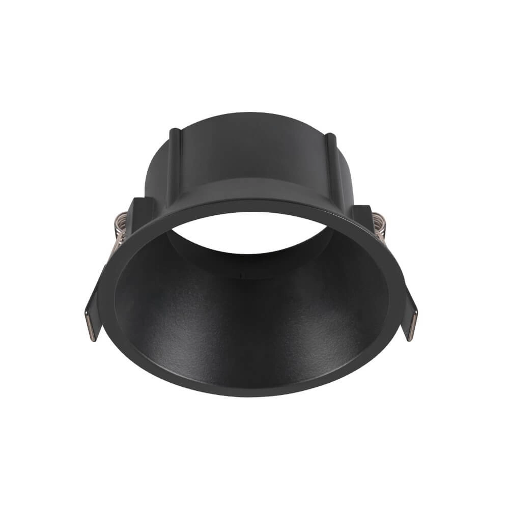 Inbouwring New Tria 95 rond zwart - zonder fitting