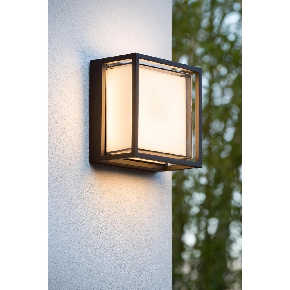 Design wandlamp Singa Led zwart IP54 Lucide 5411212151827