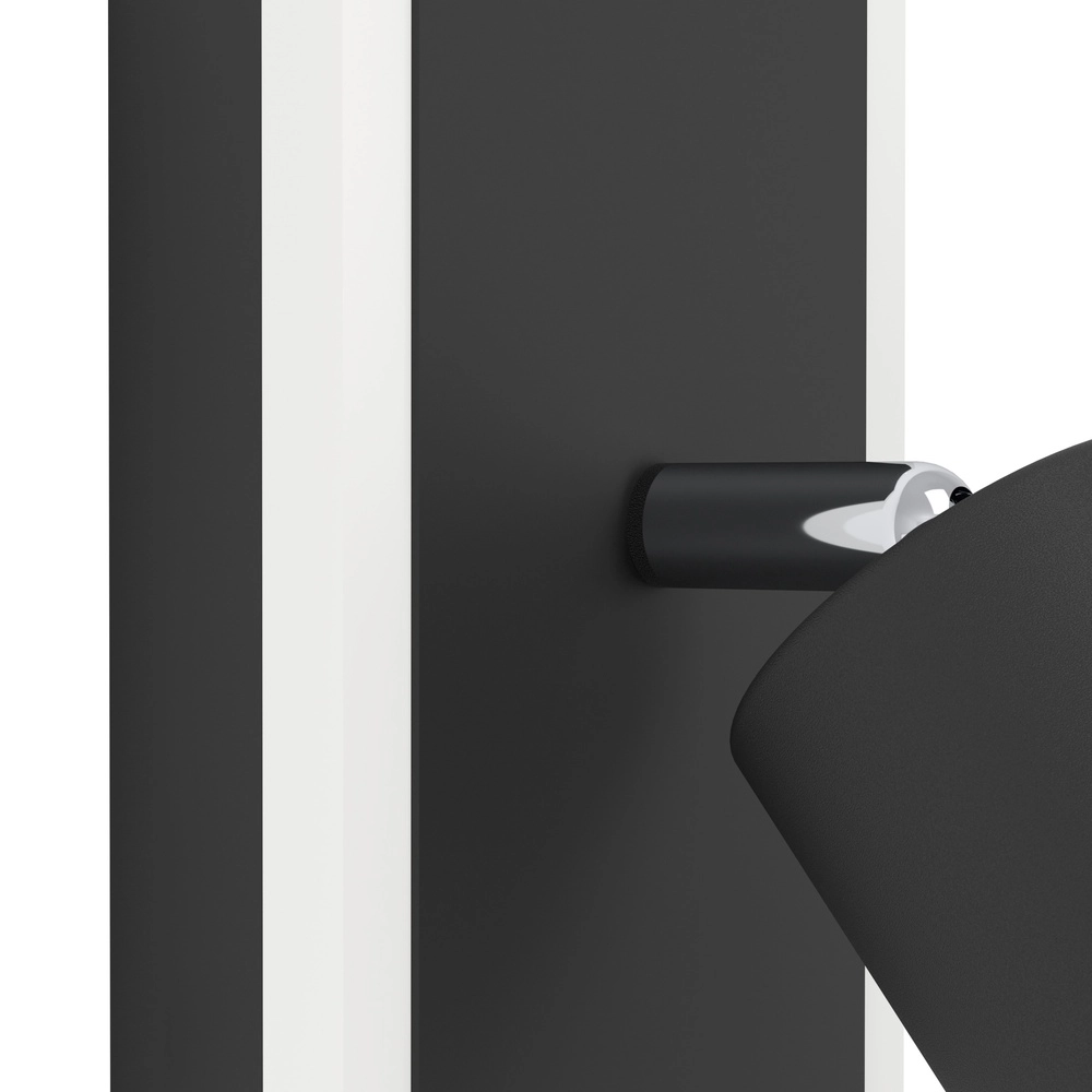 Led muurspotje Rimbocchi 1 zwart - richtbaar Eglo 9008606316540