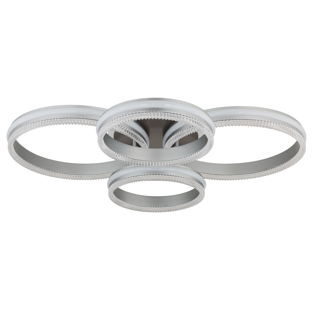 Plafondlamp Francine gunmetal 4 ringen Globo 9007371592630