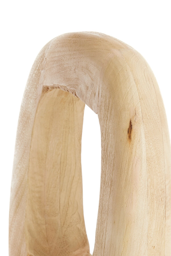 Licht houten tafellamp Kelafo 33 x 40cm Light & Living 8717807701109