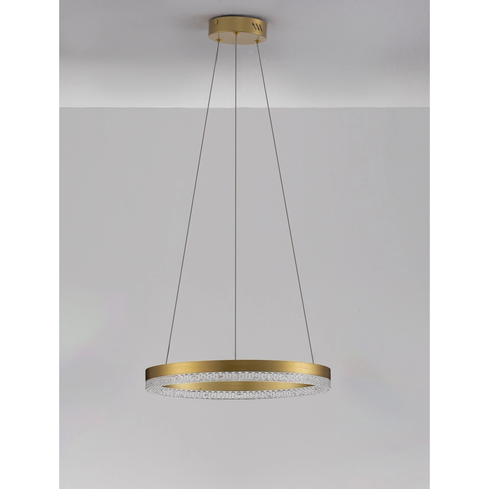 Hanglamp Adria goud Ø 40cm Lyora 5212017443779