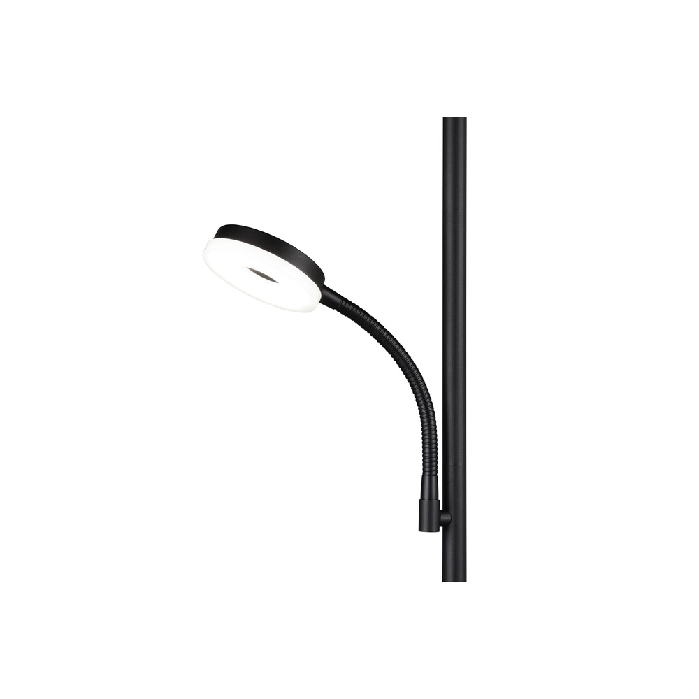 Vloerlamp Specter zwart met leeslamp Trio 4017807612288