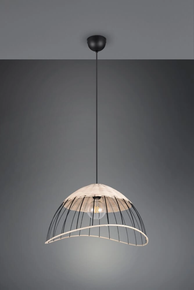 Rotan hanglamp Sandrine Ø 48cm Trio 4017807637656