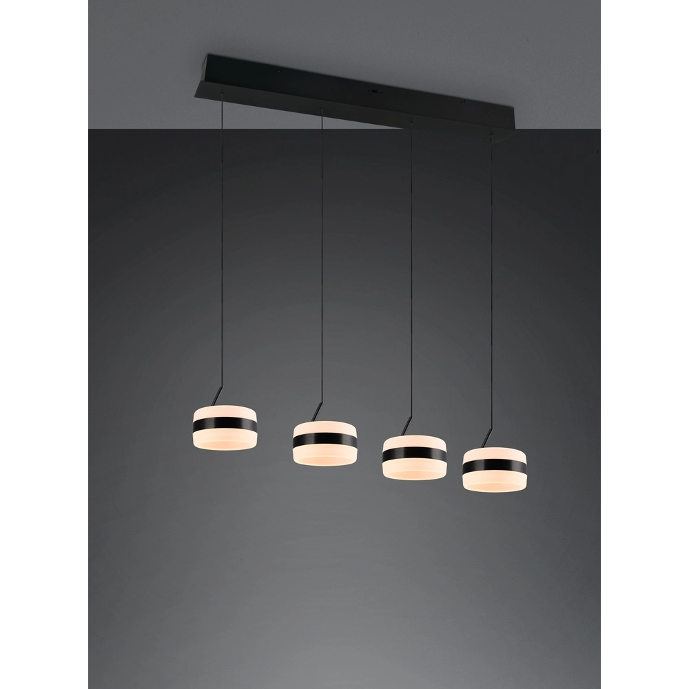 Design hanglamp Dios zwart 4-lichts Trio 4017807657630