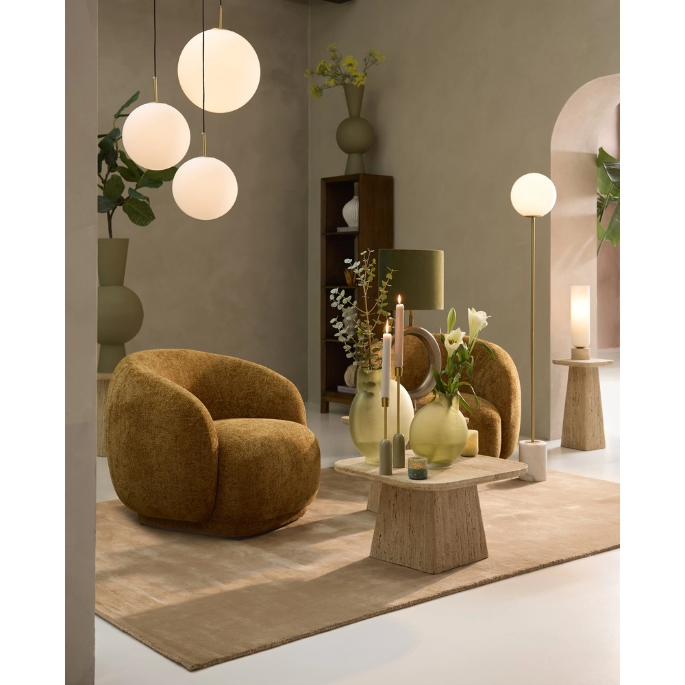 Opaal glazen hanglamp Medina Ø 25cm Light & Living 8717807650933