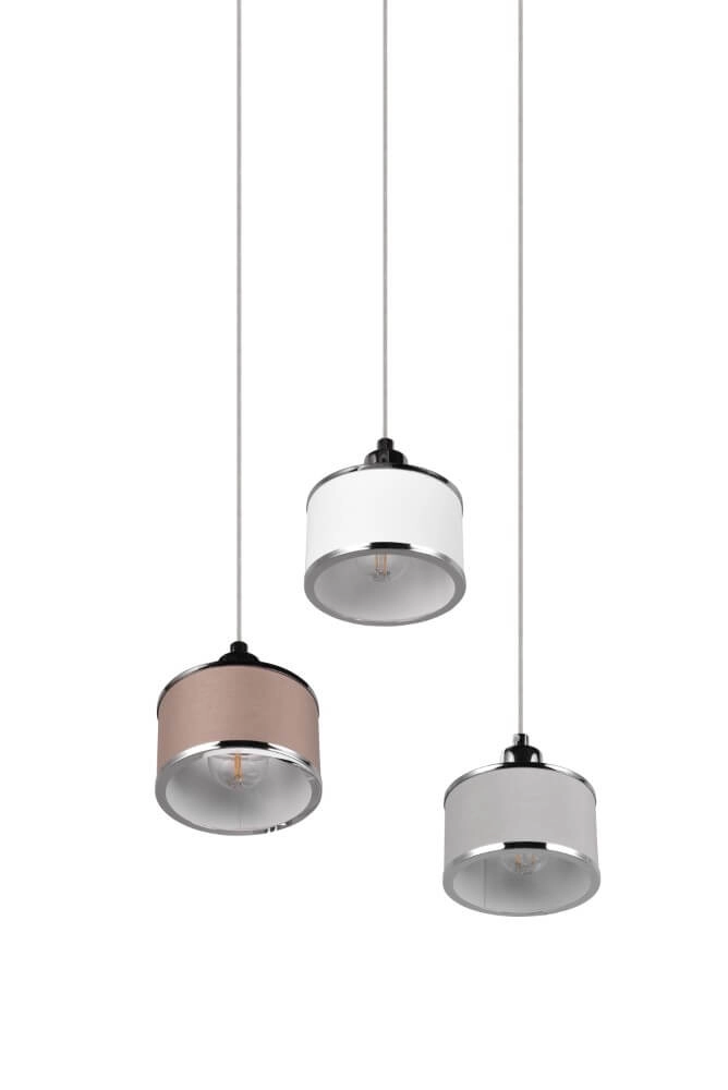 3-lichts hanglamp Kaprun rond Ø 29cm Trio 4017807581164