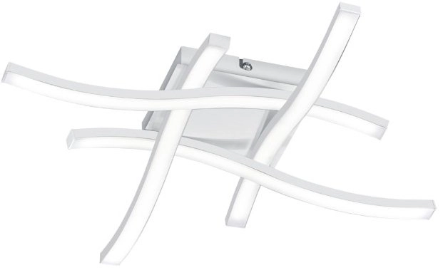 Vierkante plafondlamp Route Trio 4017807473377