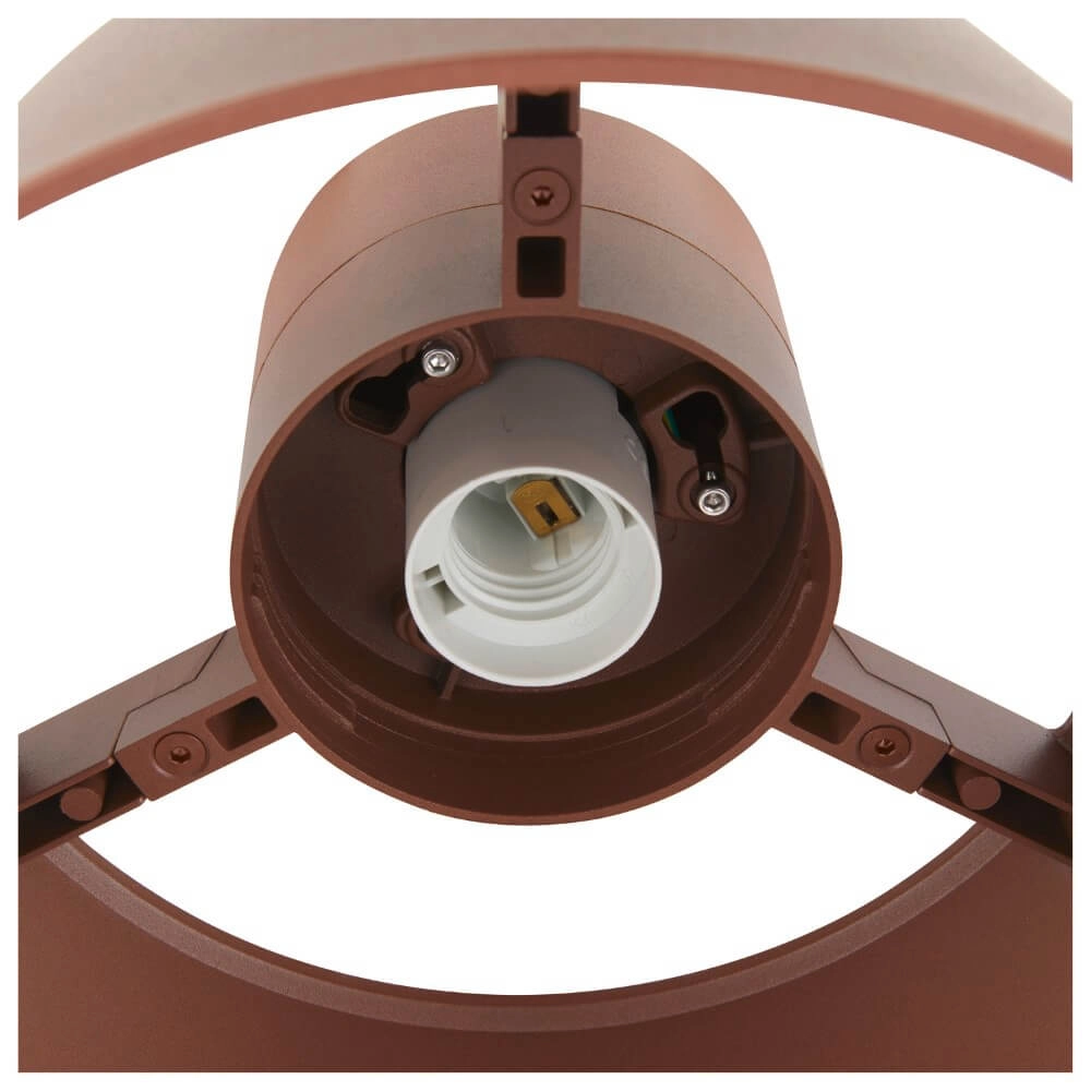 Veranda plafondlamp Phontoni roestbruin - Ø 25cm SLV 4024163280990