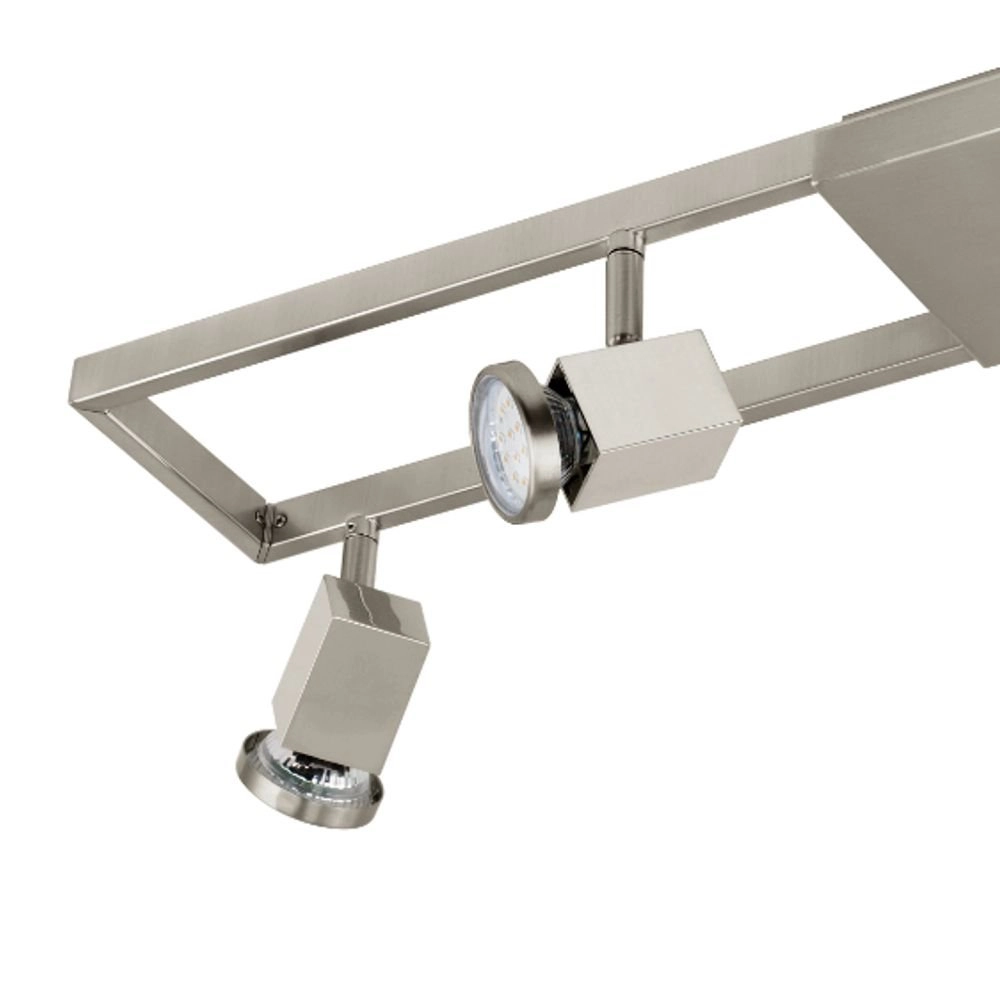 Led plafondspot Zeraco 4-lichts led nikkel mat Eglo 9002759936785