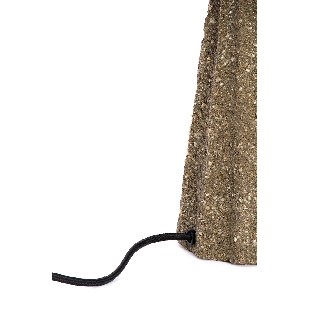 Ruwe tafellamp Christio Ø 36cm - donkergrijs Light & Living 8717807795177