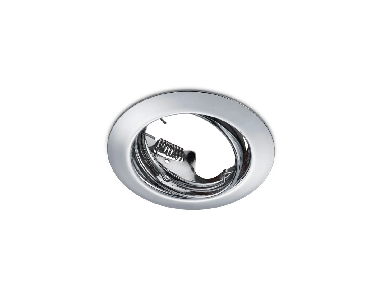 Ronde inbouwspot Jura GU10 8,3cm chroom