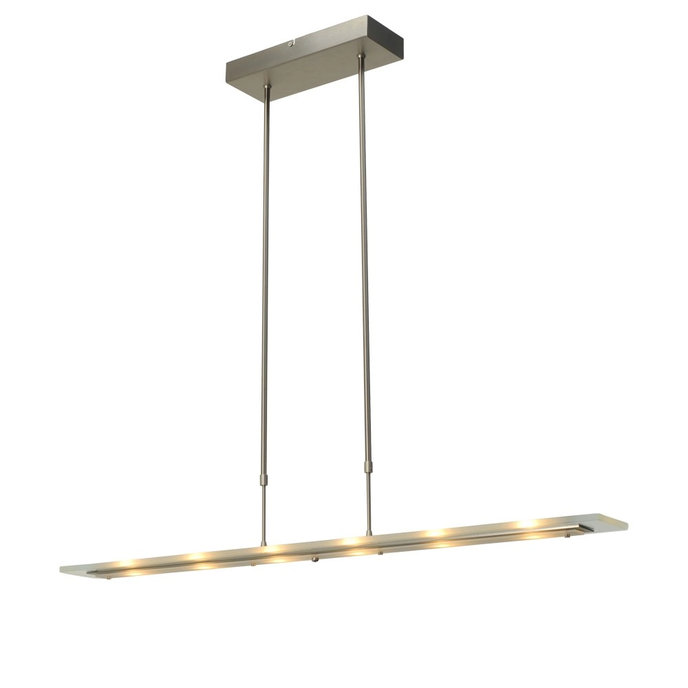 Hanglamp eettafel - kantoor Vigo 100cm nikkel mat Masterlight 8718121175843
