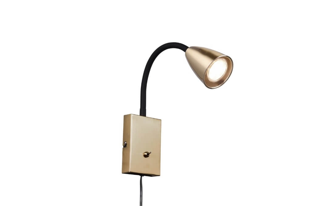 Flexibele leeslamp Wanda Messing Trio 4017807526547