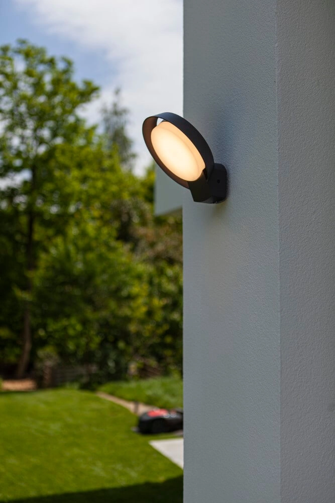 Ronde buitenlamp Polo design antraciet Lutec 6939412013756