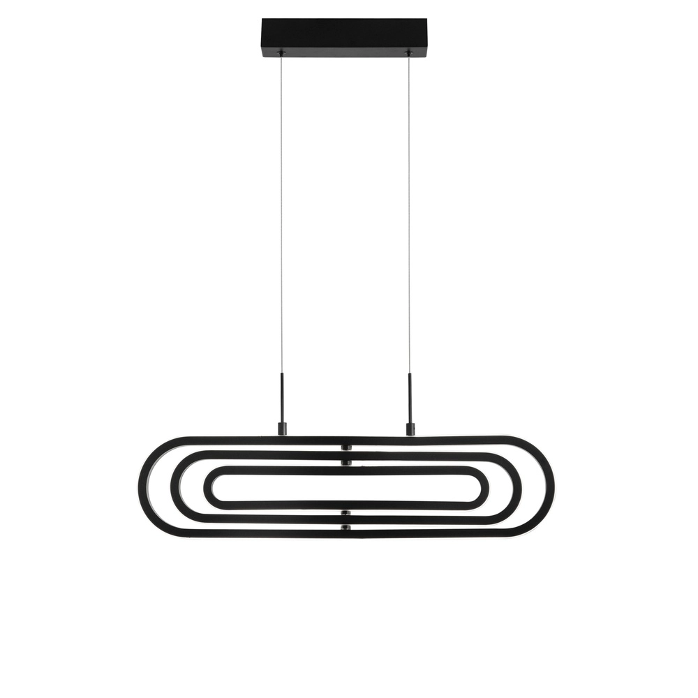 Design hanglamp Arte zwart ovaal Lyora 5212017426000