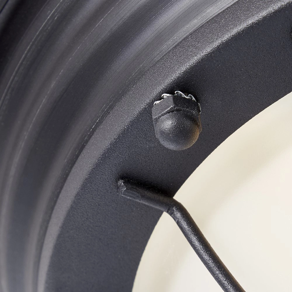 Landelijke plafonnière Typhoon Ø 35cm mat zwart Brilliant 4004353236051