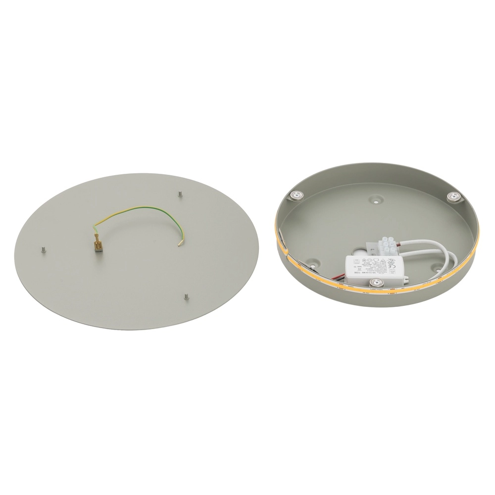 Design wandlamp Ring saliegroen Ø 25cm Lyora 5903139126625