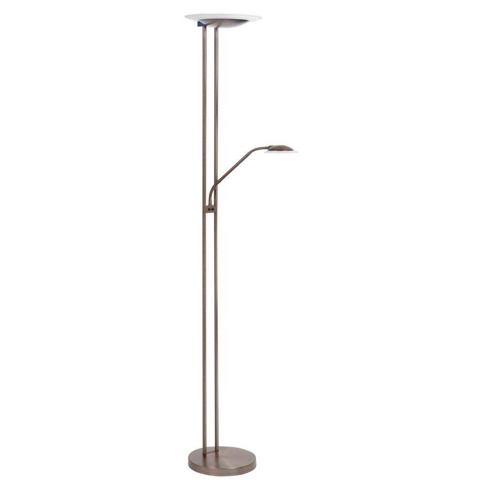 Klassieke vloerlamp Biarritz koper brons Ø 28cm