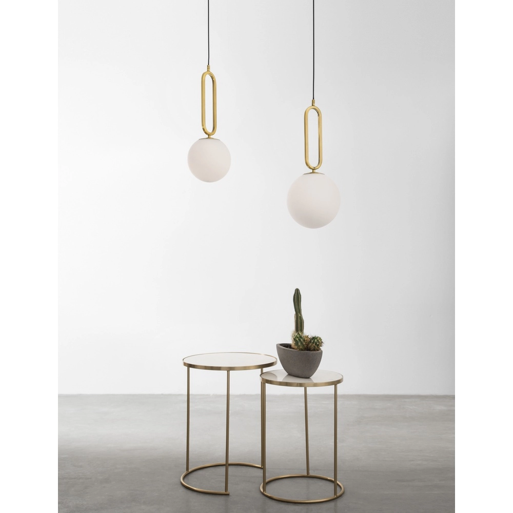 Hanglamp Grus goud Ø 20cm Lyora 5212017423092