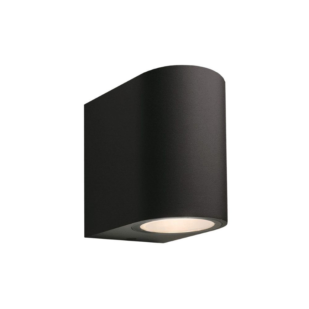 Muurlamp Gilvus 12v Down zwart