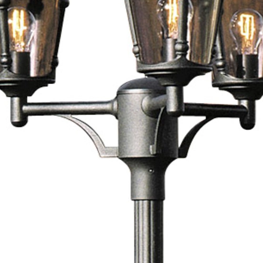 Klassieke lantaarnkap Virgo 3-lichts zwart KonstSmide 7318305737501