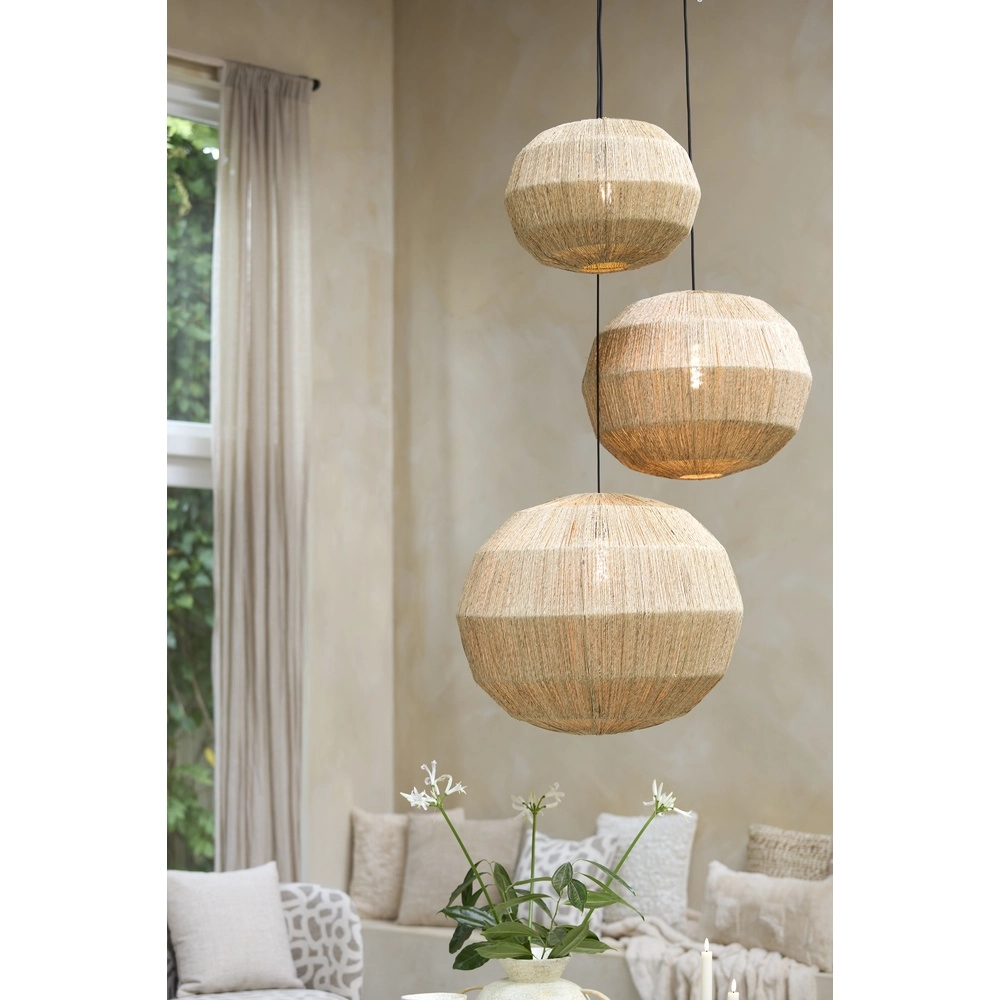 Jute hanglamp Junna Ø 50cm - 1x E27 Light & Living 8717807836733