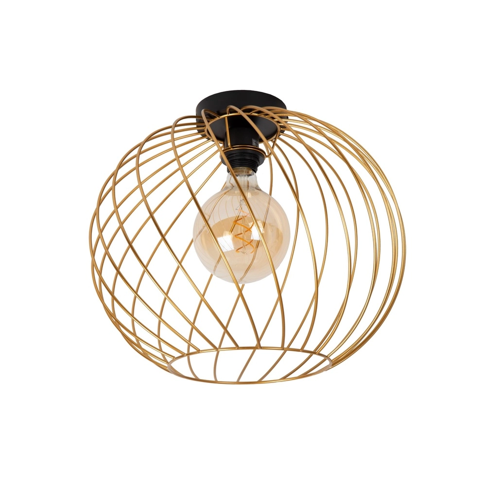 Plafondlamp Danza goud Ø 40cm
