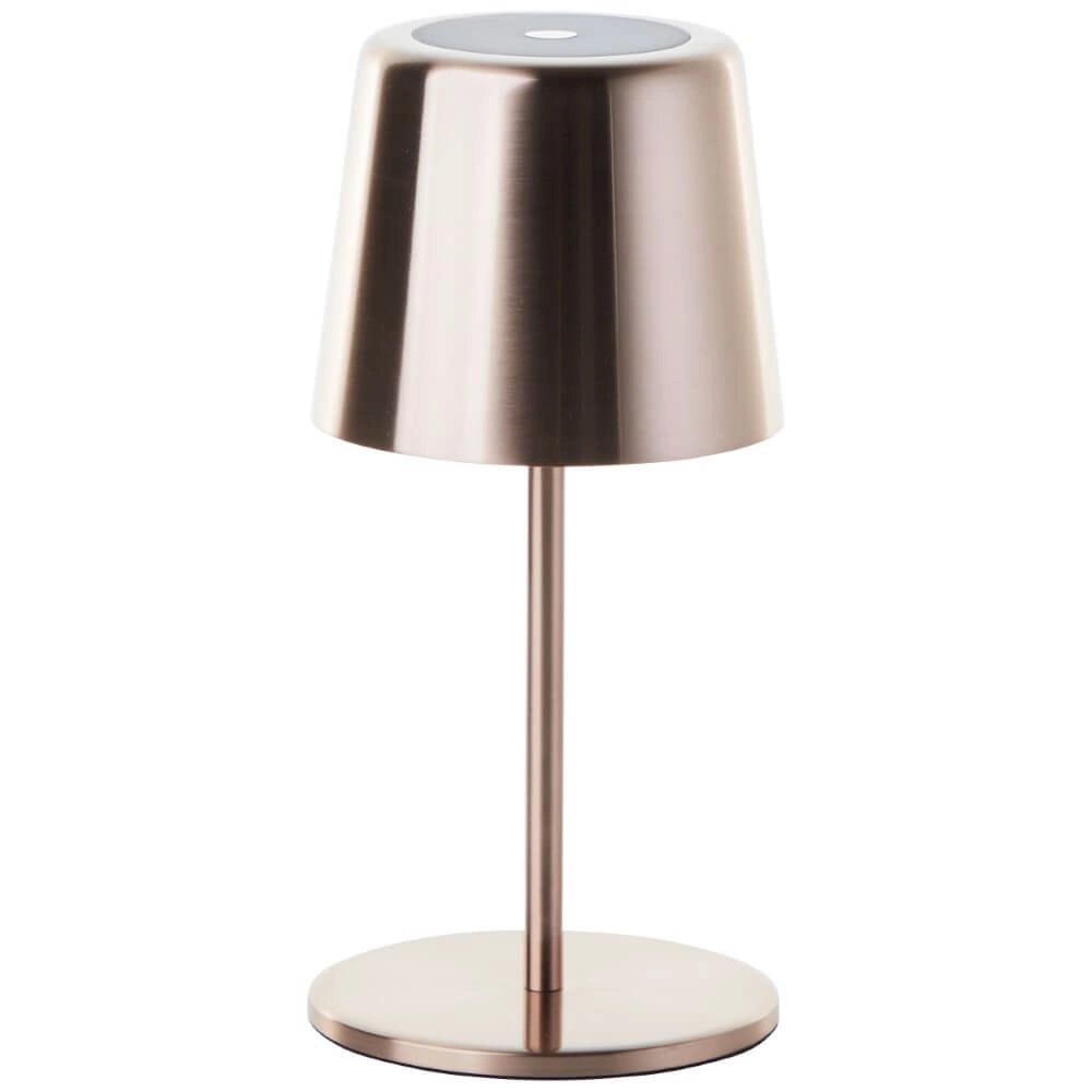 Oplaadbare tafellamp Xaana koper Brilliant 4004353441448