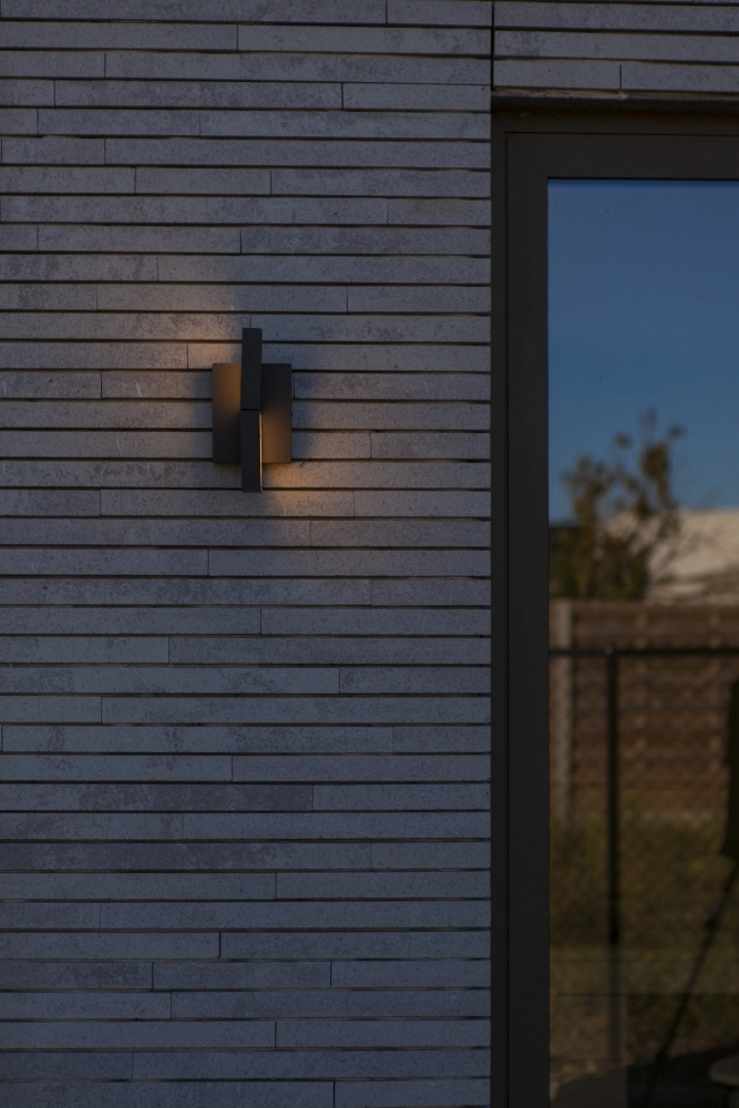 Unieke wandlamp Twisto grijs Lutec 6939412018157