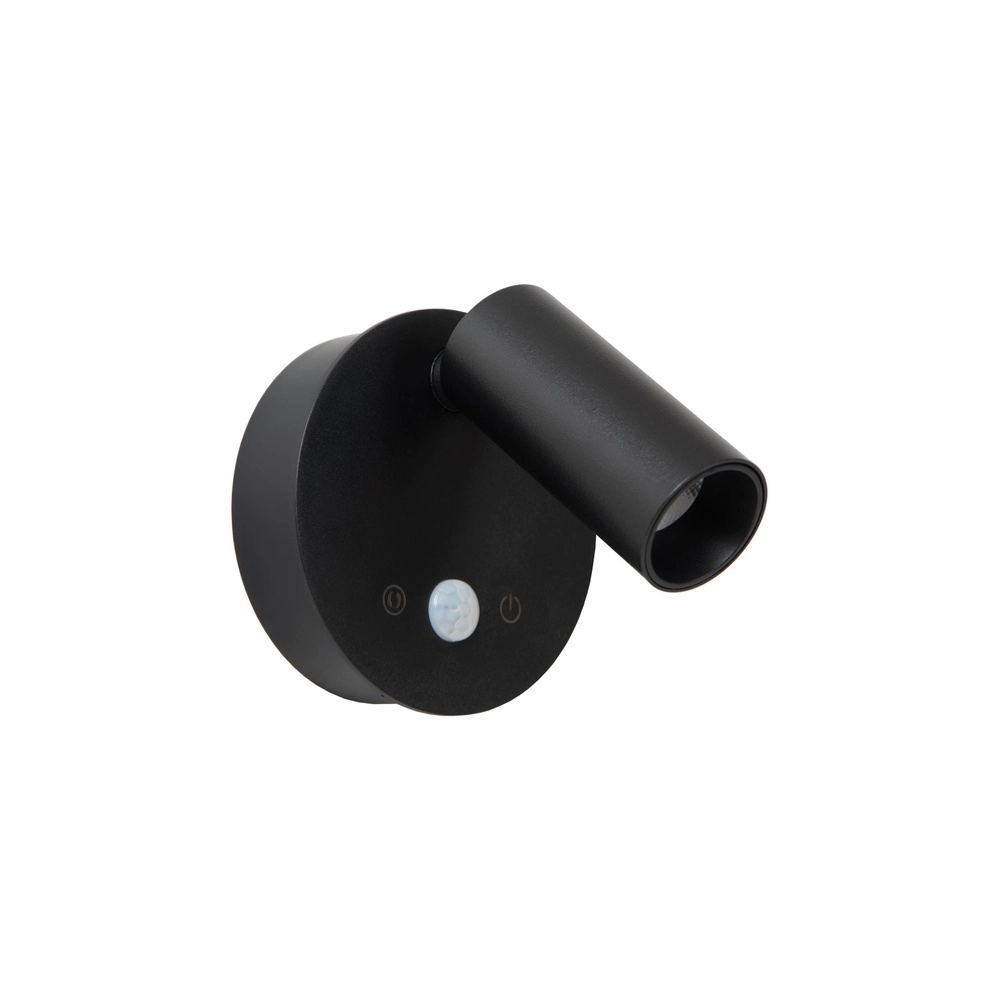 Oplaadbare wandlamp met sensor Toni magnetisch zwart