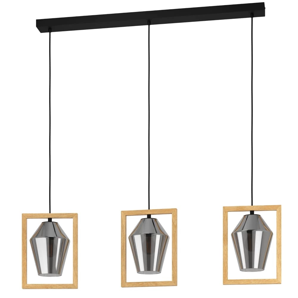 Houten hanglamp Viglioni eettafel Houten hanglamp Viglioni eettafel