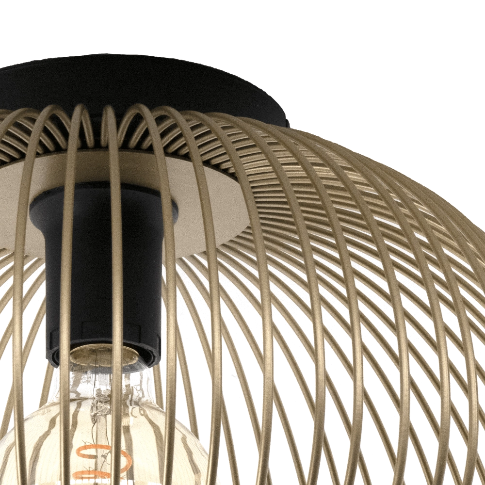 Gouden plafondlamp Venezuela Ø 38,5cm Eglo 9008606242771