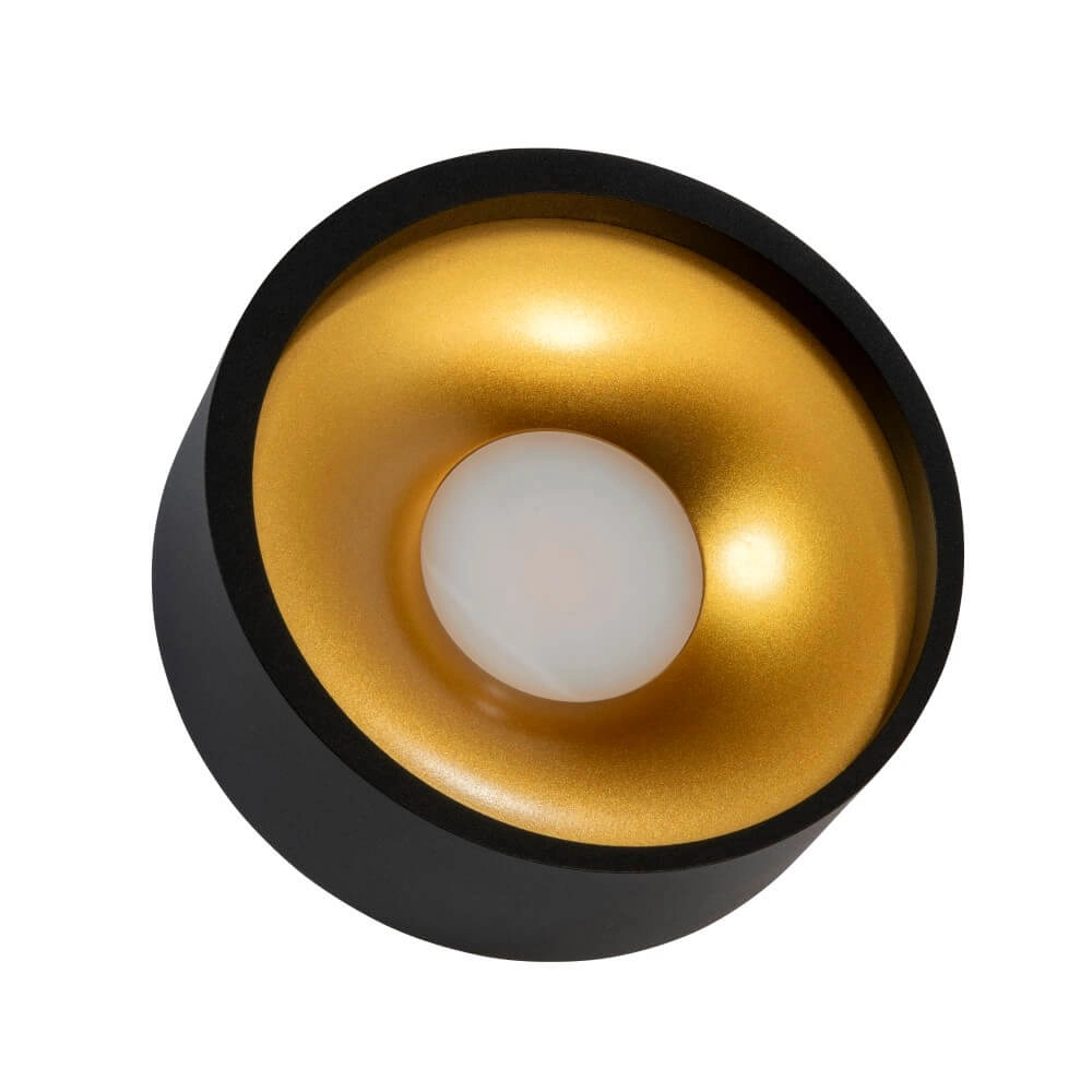 Led plafondspot Orlando zwart goud Artdelight 8720701100039