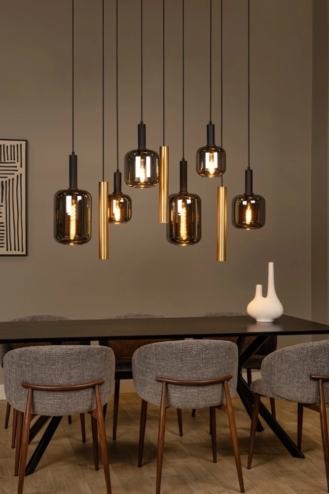 Hanglamp Joanet 6-lichts goud Lucide 5411212452931