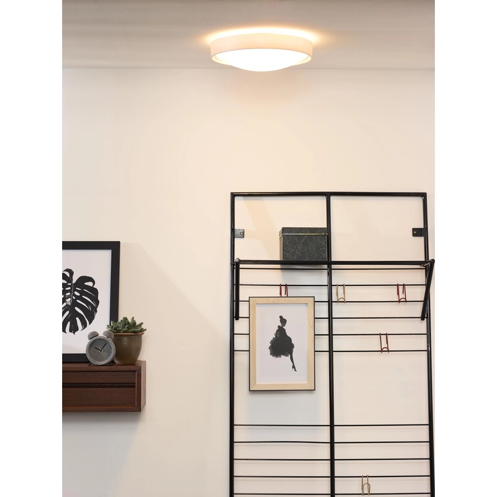 Plafonniere Lex Ø 33cm wit Lucide 5411212082329