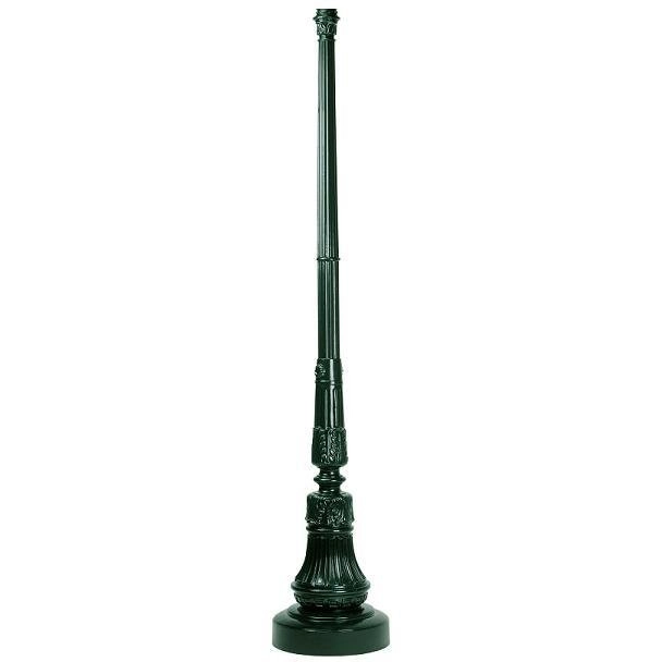 Nostalgische paal Dokkum V3 zwart