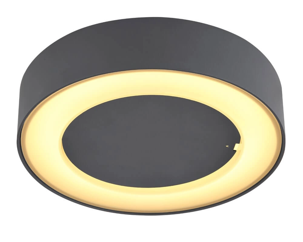 Antraciete plafondlamp Sura voor buiten Globo 9007371416141