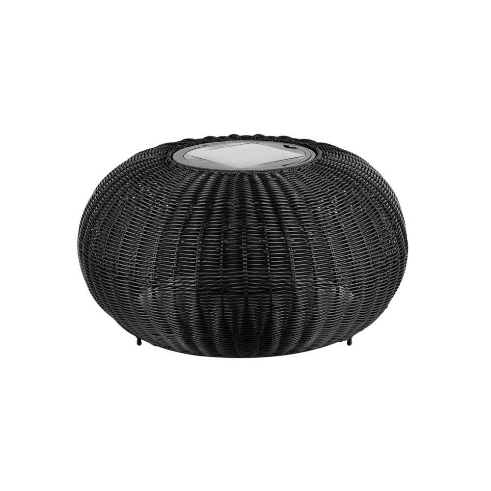 Lage vloerlamp Adegan Flat Solar solar zwart SLV 4024163296625