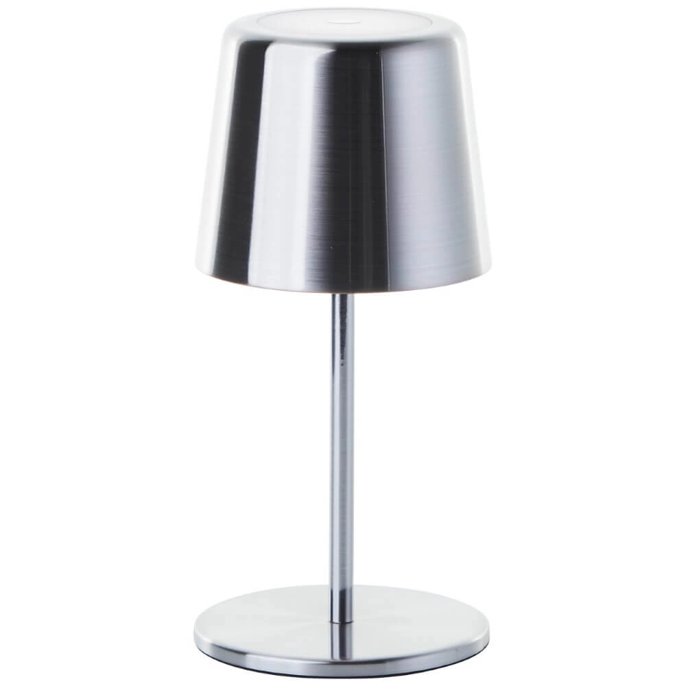 Oplaadbare tafellamp Xaana nikkel Brilliant 4004353441462
