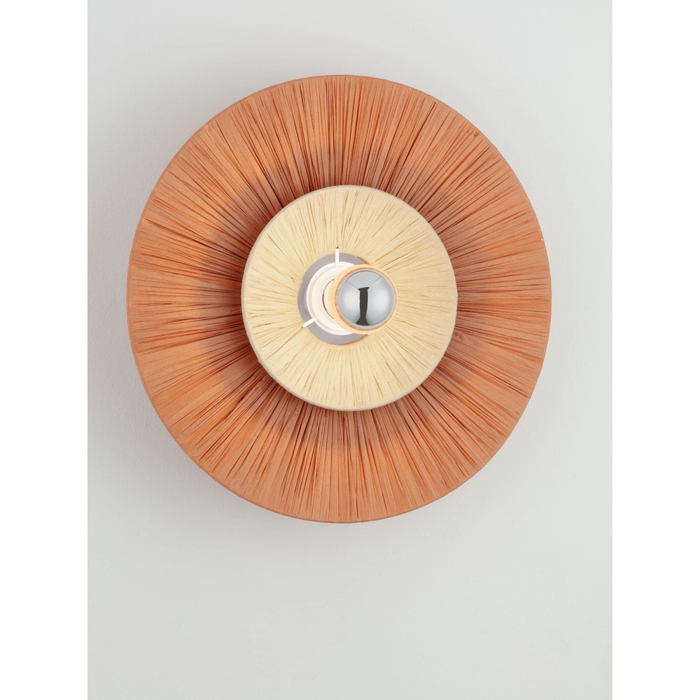 Japandi wandlamp Nora terracotta