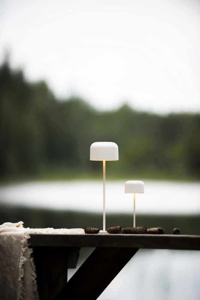 Witte tafellamp Lille oplaadbaar KonstSmide 7318307834253