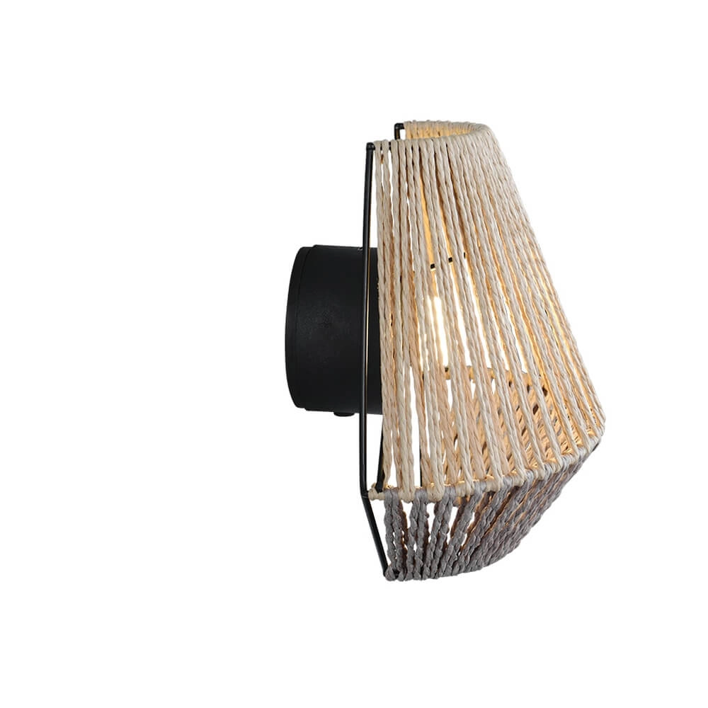 Rotan wandlamp Lira oplaadbaar Trio 4017807643183