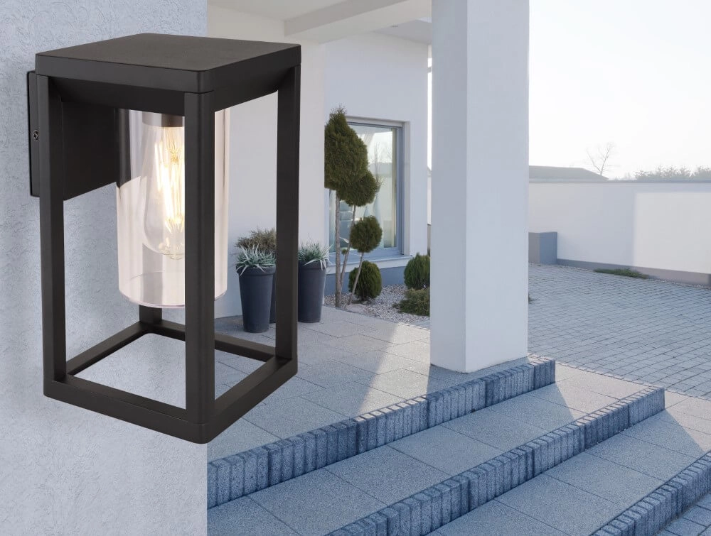 Zwarte buitenlamp Candela Globo 9007371403509