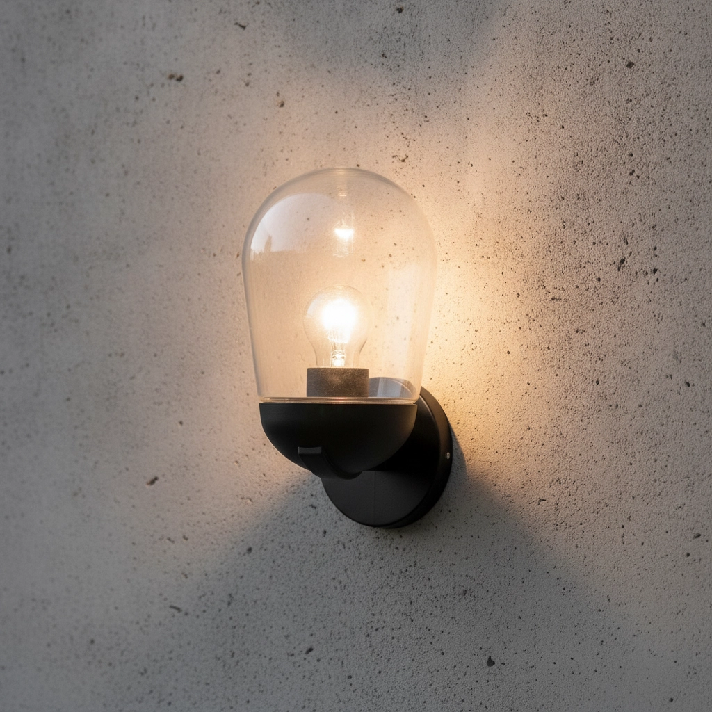 Unieke wandlamp Omika grijs